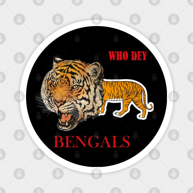 Bengals Magnet by Qutaibi